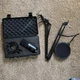 mxl 770 condenser microphone With Pop Filter And Scissor Arm Stand