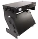 ProX XS-ZTABELBL JR Portable Workstation/Dj Booth Case W/Handle and Wheels-Black