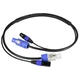 Blizzard Lighting Cool Cables 50FT powerCON & DMX Combo Cable [DMXPC-50]