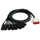 Mogami GOLD-DB25-XLRM-05 Analog Recorder Interface Cable, 8 Channel, DB25 to XLR