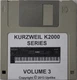 Kurzweil K2000/K2500/K2600 Series Synthesizer " Volume 3" Custom sound programs