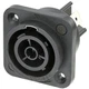 1PK NEUTRIK USA NAC3FPX-TOP Twist-Locking Socket, 16 A/250 VAC, 12 AWG, QC
