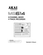 Akai MG614 Mixer Owners Instruction Manual