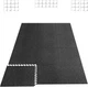 HAPBEAR 0.56'' Thick 12 Pcs 48 Sq Ft Exercise Equipment Mats - High-Density Rubb