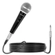 KEDEFA KM88 Handheld Wired Karaoke Microphone, 0.66' x 0.3' x 0.2', Black 