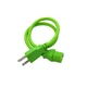 2' Green AC Cable for BEHRINGER EUROPOWER PMP4000 PMP6000 MIXER