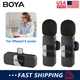 BOYA BY-V Wireless Lapel Microphone System, USB-C/Lightning for Vlogging YouTube