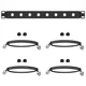 YQMRCZRF BNC Antenna Kit，19inch Re-Location Rack Mount Kit，Four Black 