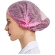 Pink Disposable Hair Nets 100-Pack
