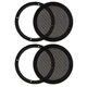 2 Goldwood Sound SG-M6 Steel Mesh Snap On Woofer Grills for 6.5" Speakers