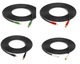 1ft to 25'ft Mogami 2534 Amphenol Gold Female RCA to Male RCA Extension Cable