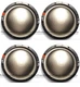 4pcs Diaphragm  For JBL 2446 2446H 2447 2447H 2445 2451J 2452H Aluminium 8Ohm  