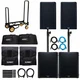 QSC K12.2 12" Powered Speakers Pair w KS118 3600 Watt 18" Subwoofers