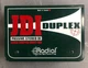Radial Engineering JDI Duplex Stereo Passive Direct DI Box