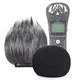 SUNMON Zoom H1n & H1 Recorder Foam, Outdoor Deadcat and Foam Pop Filter & Fur...