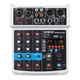 BOMGE 4 Channel mini DJ Audio Sound Mixer Interface with MP3、 USB, Bluetooth,...