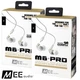 2-PACK MEE Audio M6 Pro 2nd-Gen Noise Isolating Musician's In-Ear Monitors Clear