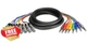 Hosa STX-802F 6.6ft Balanced Snake Cable, XLR3F to 1/4" TRS
