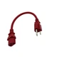1' Red Power Cable for BEHRINGER EUROPOWER PMP4000 PMP6000 MIXER