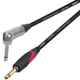 Klotz Guitar Lead Neutrik 1/4" Silent Straight to Right Angle Jack AC106 Cable