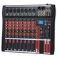 FULUODE Audio Mixer 8 Channel, CT-80S Professional Sound System Mixer Board D...