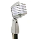 HEIL THE FIN Chrome Body/White LED Retro-Styled Dynamic Cardioid Microphone