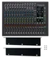 Mackie ONYX16 16-Channel Analog Mixer w/USB/3-Band EQ/Bluetooth+Rack Ear Kit