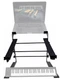 Rockville Dual Shelf Laptop+Controller Stand for Nektar Impact GX61 Keyboard