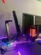 TONOR TC310+ USB Condenser Microphone Kit w/ Boom Arm, RGB Light, Black