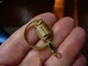 (M-8-E) SHURE 55 SH Mic Microphone KEY CHAIN RING Gold Jewelry I love mics
