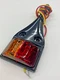 Left Kaper II LED Amber/Red Fender Light w/Wire Guard 2 Wire 2 Diode Trailer