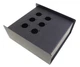 PROCRAFT PB10-6X-BK Steel Project Box 7-5/8" x 6-15/16" x 3" w/ 6 "D" punches