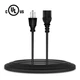 6FT UL AC Power Cable For Rockville RRF4 19" Rack Mount 4 Fan Cooling System PSU