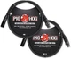 PHM3 8Mm Tour Grade Mic Cable, XLR 3Ft - 2-Pack