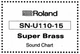 Roland SN-U110-15 Super Brass Sound Chart Reformatted Print-Out