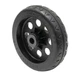 RockNRoller RWHLS8X2BK 8"x2" Hub R-Trac Wheels for R12 Caster (pair)