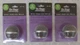 Lot of 3 On-Stage Steel Mesh Mic Replacement Grille Chrome SP-58