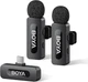 BOYA BY-V20 Wireless Lavalier Mic USB-C 9H Battery 328ft Range