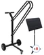 On-Stage SMC5000 Music Stand Cart and Stands Bundle