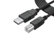 6Ft Long Cable USB 2.0 Type-A to Type-B High Speed Cord for Audio Interface, Mid