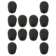 HIYANCO 12 Pack Headset Microphone Windscreen Foam Cover Soft Comfortable...