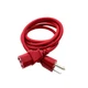 4Ft Power Cord RED for BEHRINGER EUROPOWER PMP4000 PMP6000 MIXER