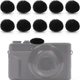 Nezyo 10 Pieces Camera Mic Windscreen 2.5 x 1.5 cm / 0.98 x 0.59 inch, Black 