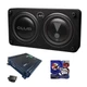 3 Pcs JBL Club 1200SSL 1200W 12" Subwoofer + Audio360 5000W Car Audio Amp + Kit
