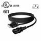Pkpower AC Power Cord Cable Plug for Behringer Europower PMP4000 & PMP6000 Mixer