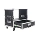 Sound Town 6U Rack Case with 2U Rack Drawer, Casters, for 19" Amps, Mixers, M...