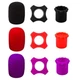 TuNan 9PCS Wireless Handheld Microphone Protection, Silicone Black,Red,Purple 
