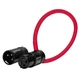 New Kondor Blue Straight Low-Profile Right-Angle XLR Cable (8") MFR#KB-MXLRF8-R