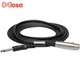 Hosa PXF-110 XLR Female to 1/4 inch TS Male Unbalanced Interconnect Cable 10FT