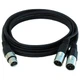 Audio 2000s ADC2034 10'x5/10mm One XLR Female to Two XLR Male Professional Audio
